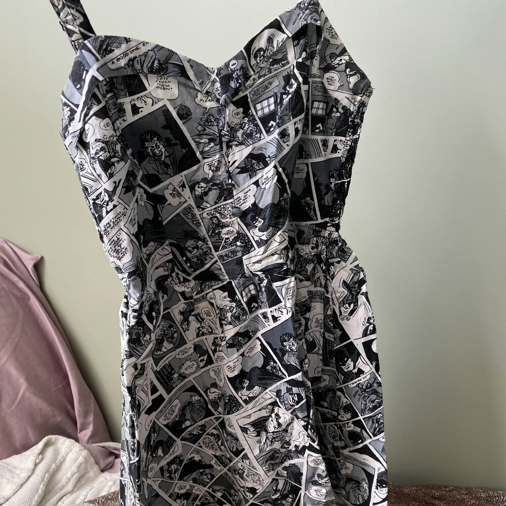 Batman Comic Mini Dress Hot Topic in Medium